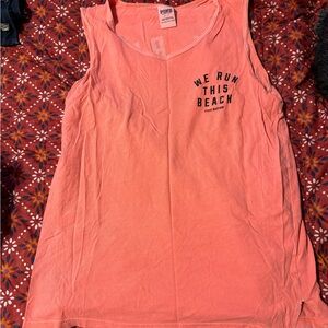 Pink Victoria's Secret Coral Tank Top Small